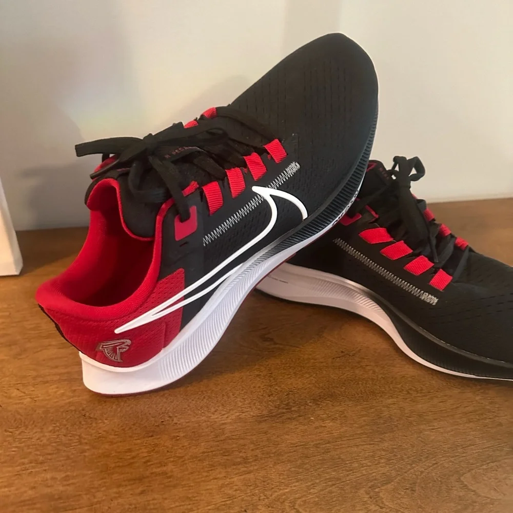 Unisex Atlanta Falcons Nike Black Zoom Pegasus 38 Running Shoe men 8.5 - Picture 5 of 15